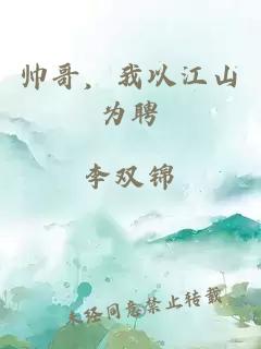 帅哥，我以江山为聘